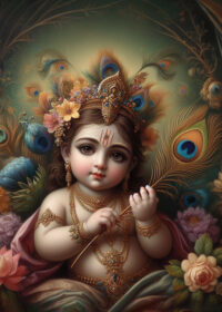 Kanha – Baby Krishna’s Essence Photo Frame