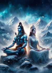 Shiva and Parvati: Balance of Energies Photo Frame